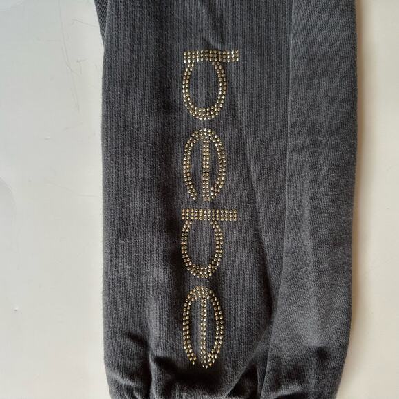 💥Bebe Jogger Sweatpants Fleece Activewear Pants Rhinestones Women’s size Small - Picture 11 of 12